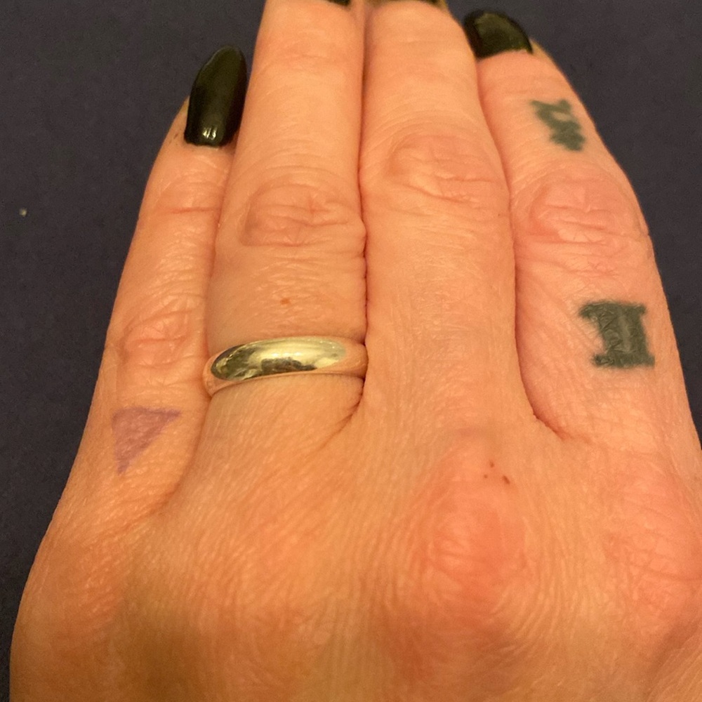 Simple Sterling Silver Band